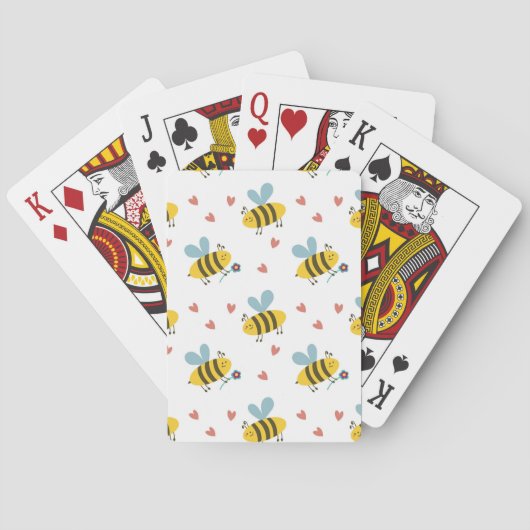 Bee Happy Pokerkaarten (Achterkant)