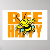 Bee Happy Poster (Voorkant)