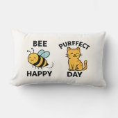 Bee Happy & Purfect Day Kussen (Voorkant)