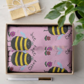 Bee Happy Schattige Bijenweefsel Papier (Geschenk)