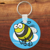 Bee Happy Sleutelhanger (Voorkant)