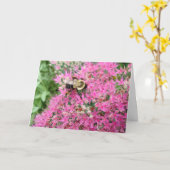 Bee Happy Spring Kaart (Gele Bloem)