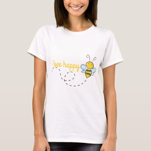 Bee Happy T-shirt (Voorkant)