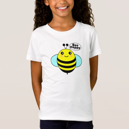 Bee Happy T-Shirt (Voorkant)