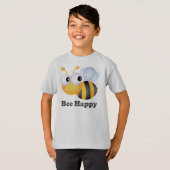 Bee Happy T-shirt (Voorkant volledig)