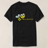 Bee Happy T-shirt (Design voorkant)