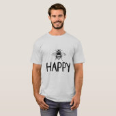 BEE HAPPY T-SHIRT (Voorkant volledig)