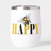Bee Happy Thermal Tumbler (Achterkant)