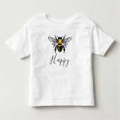 Bee Happy Toddler T-shirt (Voorkant)