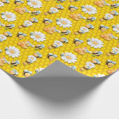 Bee Happy Wrapping papier (Hoek)