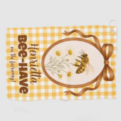 Bee-Have op de Fairway Golf Handdoek (Horizontaal)