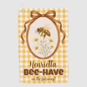 Bee-Have op de Fairway Golf Handdoek (Voorkant)