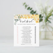 Bee Hij zei dat ze vrijgezellenfeest game zei (Staand voorkant)