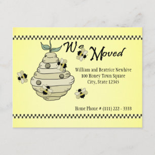 Bee Hive Aankondiging adreswijziging