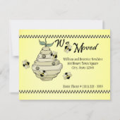 Bee Hive Aankondiging adreswijziging (Voorkant)