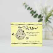 Bee Hive Aankondiging adreswijziging (Staand voorkant)