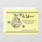 Bee Hive Aankondiging adreswijziging (Voorkant / Achterkant)