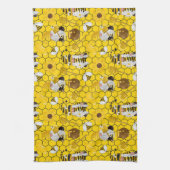 Bee Hive Gnomes Pattern Theedoek (Verticaal)