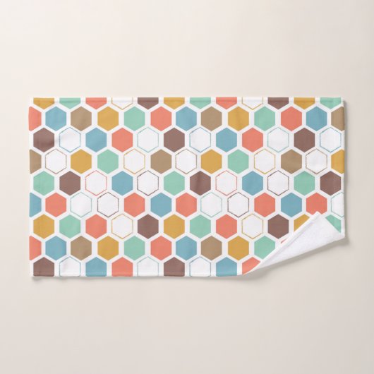 Bee Hive Module Patroon Bad Handdoek (Handdoek)