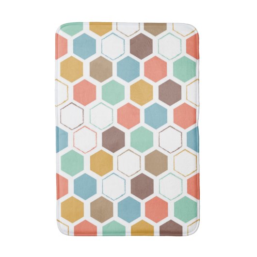 Bee Hive Module Patroon Badmat (Voorkant Verticaal)