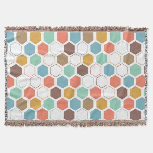 Bee Hive Module Patroon Deken (Voorkant)