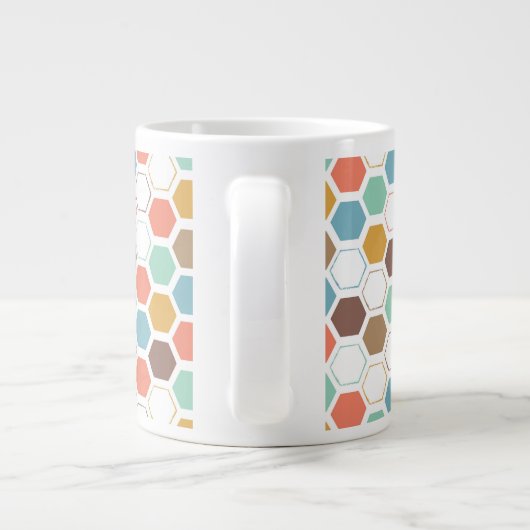 Bee Hive Module Patroon Grote Koffiekop (Achterkant)