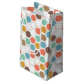 Bee Hive Module Patroon Klein Cadeauzakje (Achterkant Gekanteld)