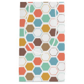 Bee Hive Module Patroon Klein Cadeauzakje (Voorkant)