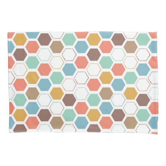 Bee Hive Module Patroon Kussensloop (Voorkant-Links)