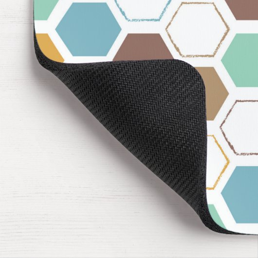 Bee Hive Module Patroon Muismat (Hoek)