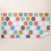 Bee Hive Module Patroon Strandlaken (Voorkant)