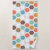 Bee Hive Module Patroon Strandlaken (Voorkant)