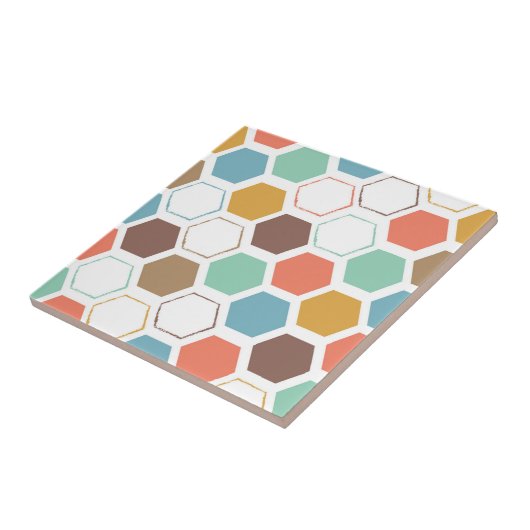 Bee Hive Module Patroon Tegeltje (Zijkant)