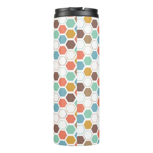 Bee Hive Module Patroon Thermosbeker (Achterkant)