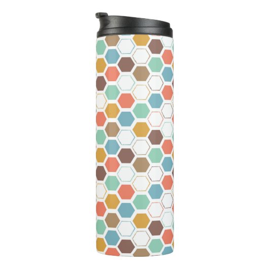 Bee Hive Module Patroon Thermosbeker (Geroteerd rechts)