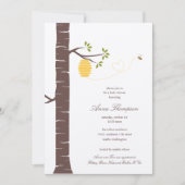 Bee Hive Shower/ partijuitnodiging Kaart (Voorkant)