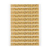 Bee Hive Tamper-bestendige beveiligingszegel Satin (Vel)