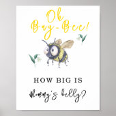 BEE - Hoe groot is mama's buik Poster (Voorkant)
