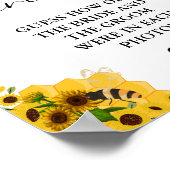 Bee Hoe oud waren ze vrijgezellenfeest Spel teken Poster (Hoek)