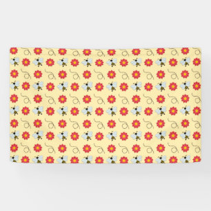 Bee Honey And Flower Spandoek