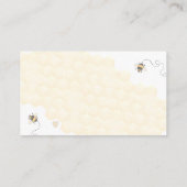 Bee Honey Boho Baby shower Luier Raffle Informatiekaartje (Achterkant)