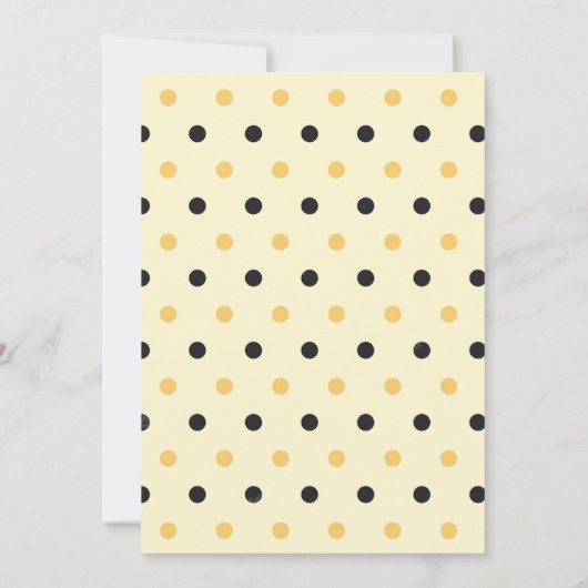 Bee Honey Hij of Zij Geslacht Onthullen Kaart (Achterkant)