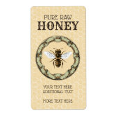 Bee Honey Jar 2 Etiket (Voorkant)