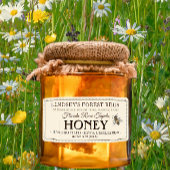  Bee Honey Label Hand gebotteld Raw Verzending