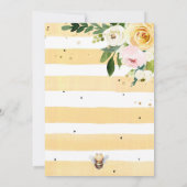 Bee Honey Verjaardagsuitnodiging Meisje Zo Zoet Om Kaart (Achterkant)