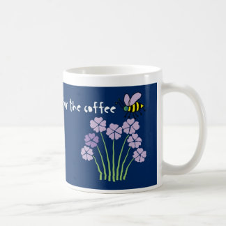 Bee Honeybee Bumblebee Flowers - Mok koffie