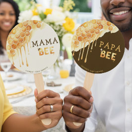Bee Honeycomb Baby Shower Mom Dad Guess Who Game Handwaaier