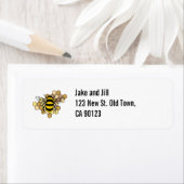 Bee Honeycomb Etiket (Insitu)