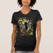 Bee Honeycomb Geometrical T-shirt (Voorkant)