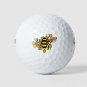 Bee Honeycomb Golfballen (Voorkant)
